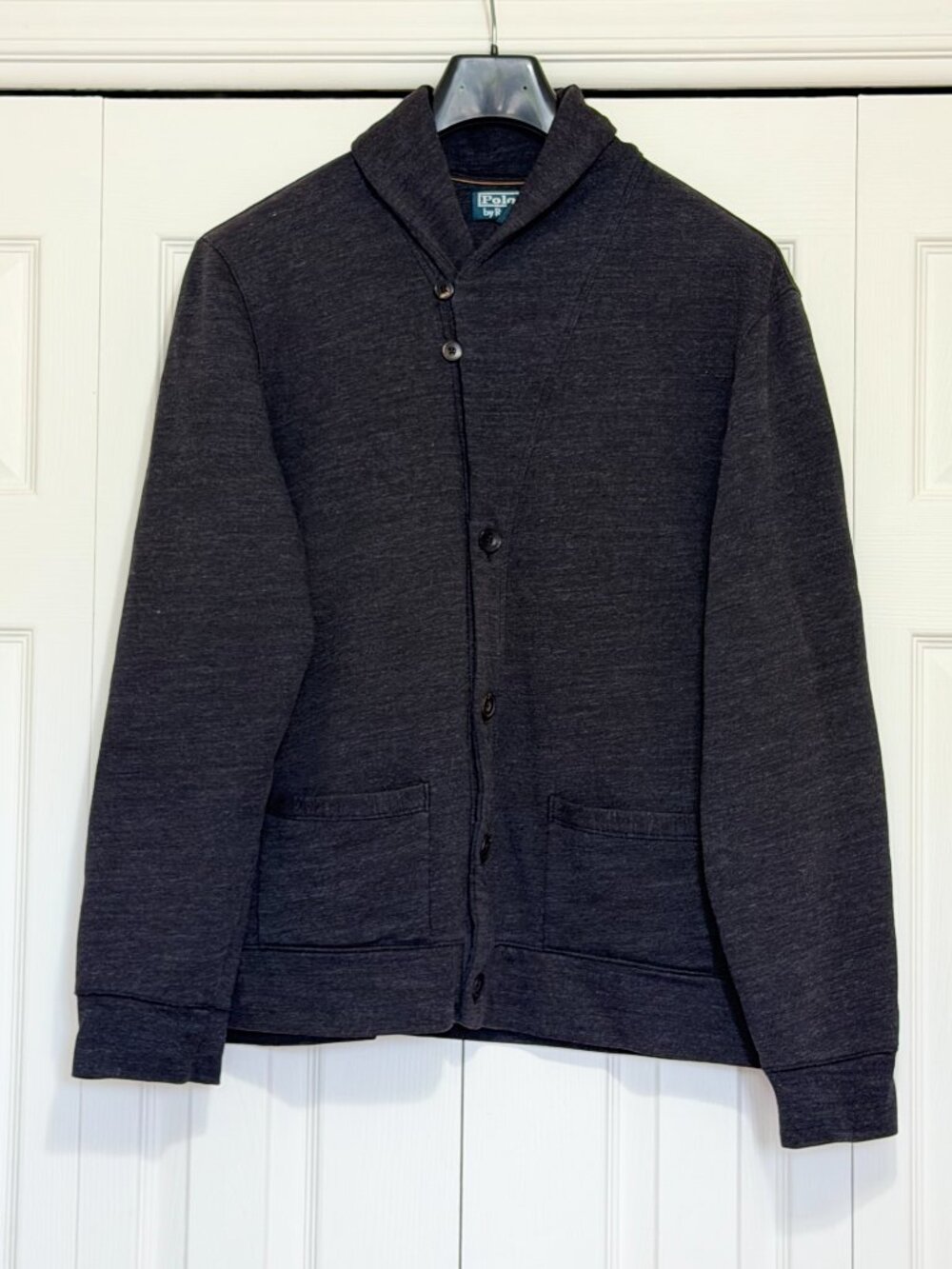 Polo Ralph Lauren Luxury Jersey Shawl Collar Cardigan - Picture 2 of 12